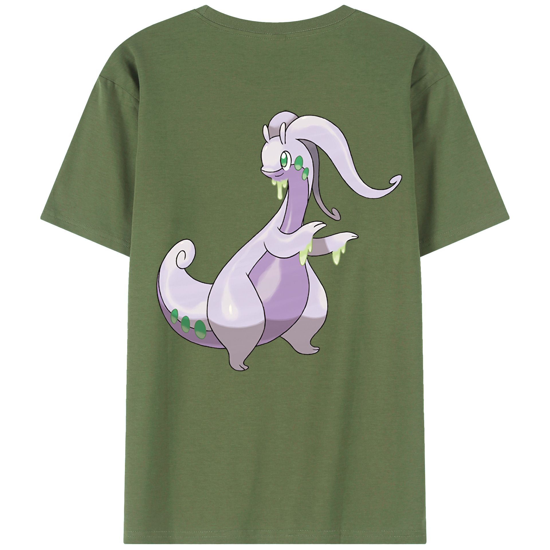 （画像用） ポケットモンスター Pokémon 綿100％ メンズ半袖Tシャツ（バックプリント） 通気性